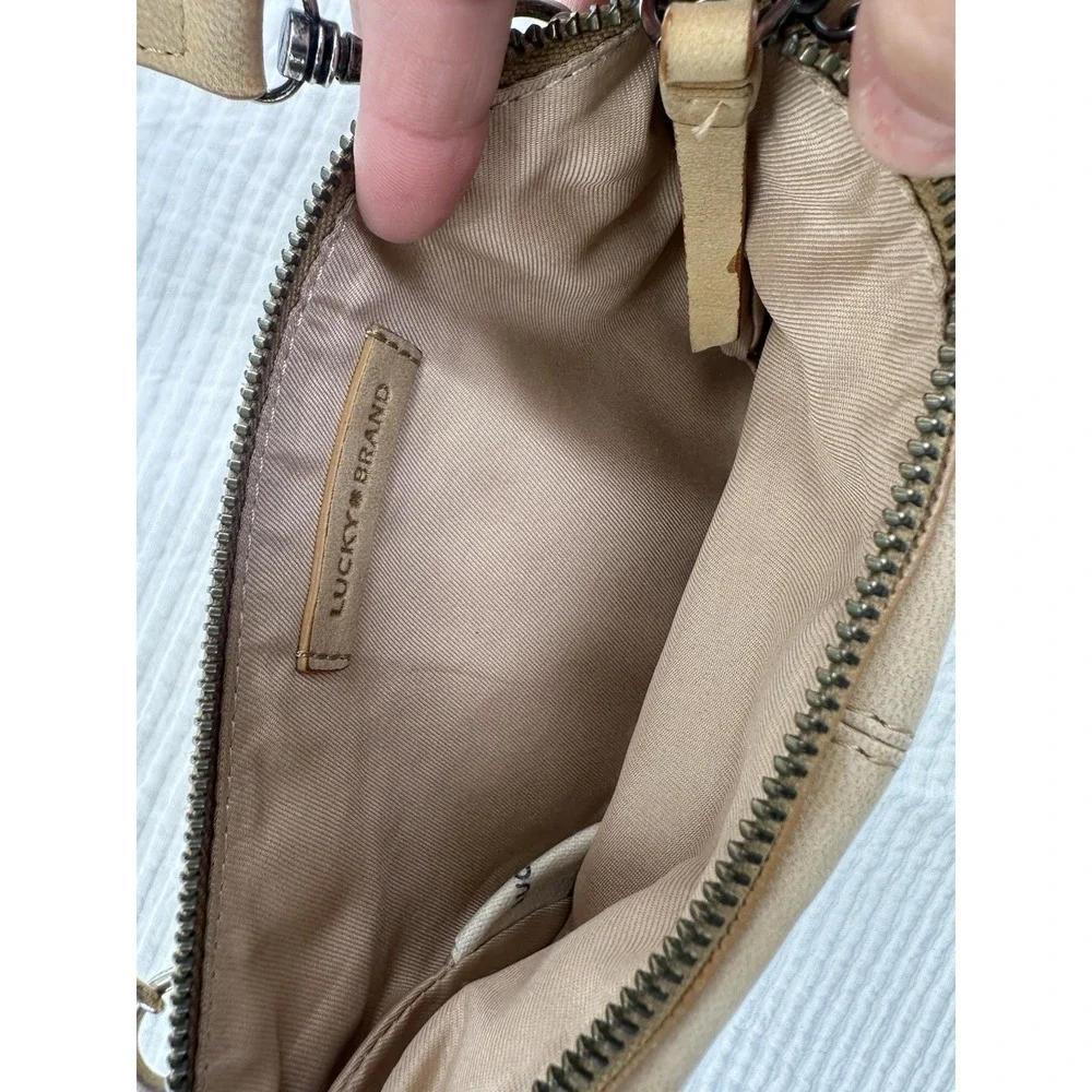 Lucky Brand‎ Western Style Convertible Crossbody Leather Wallet Bag Purse